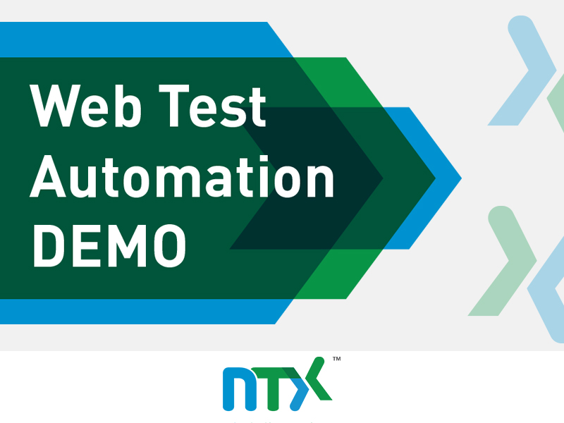 ntx, web test automation