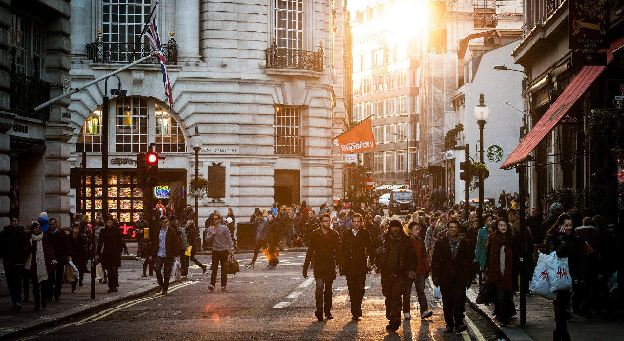 Header, Street shopping represents  the retail sector