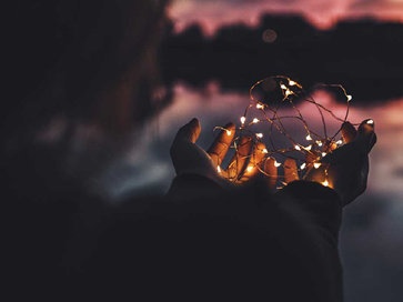 person holding lights represents a Flexible Platform